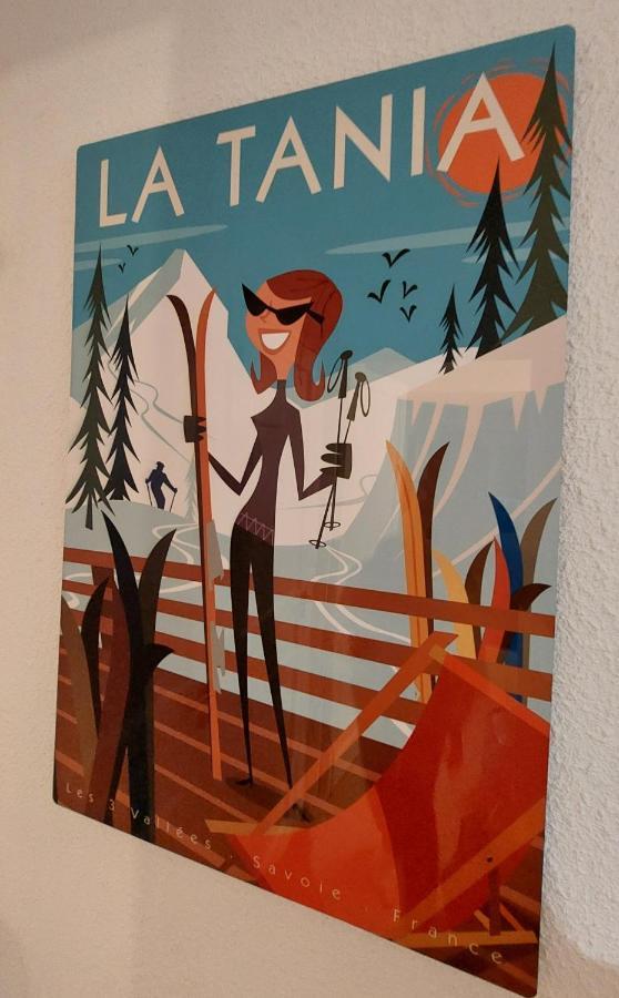 40M2 - Ski Aux Pieds - La Tania - Parking Couvert Extérieur photo